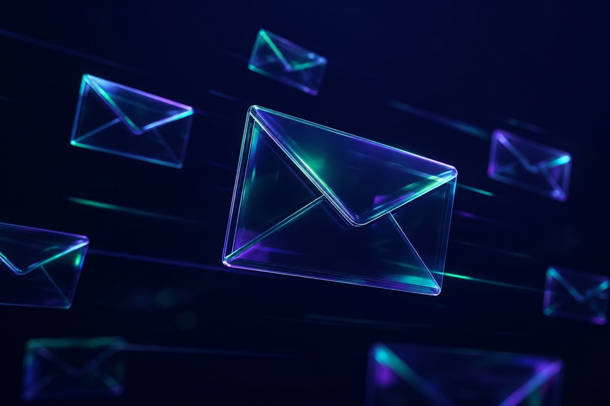 Holographic emails dispatched by an autonomous agent