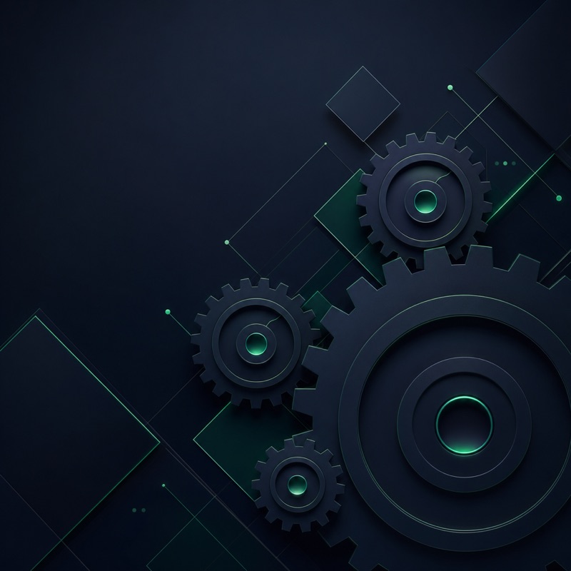 Interlocking gears symbolizing customization