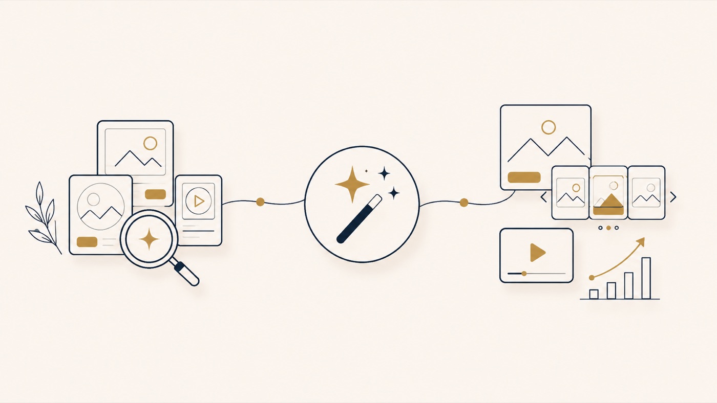 Workflow of the Ads-Alchemy AI system by The AI Pipe