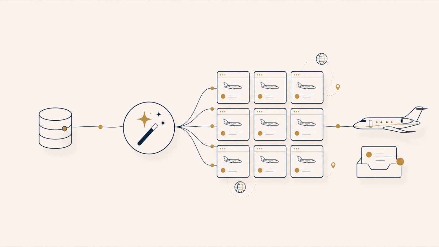 Workflow of the Transworld Jets AI system by The AI Pipe